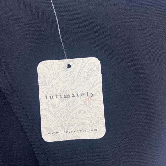 Free People Keep It Going Thong Cutout Bodysuit Black Size XS New with Tag - Picture 9 of 15